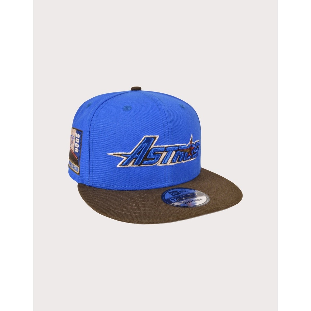 New Era MLB Houston Astros 9FIFTY Royal Crown Snapback Hat - Picture 2 of 4